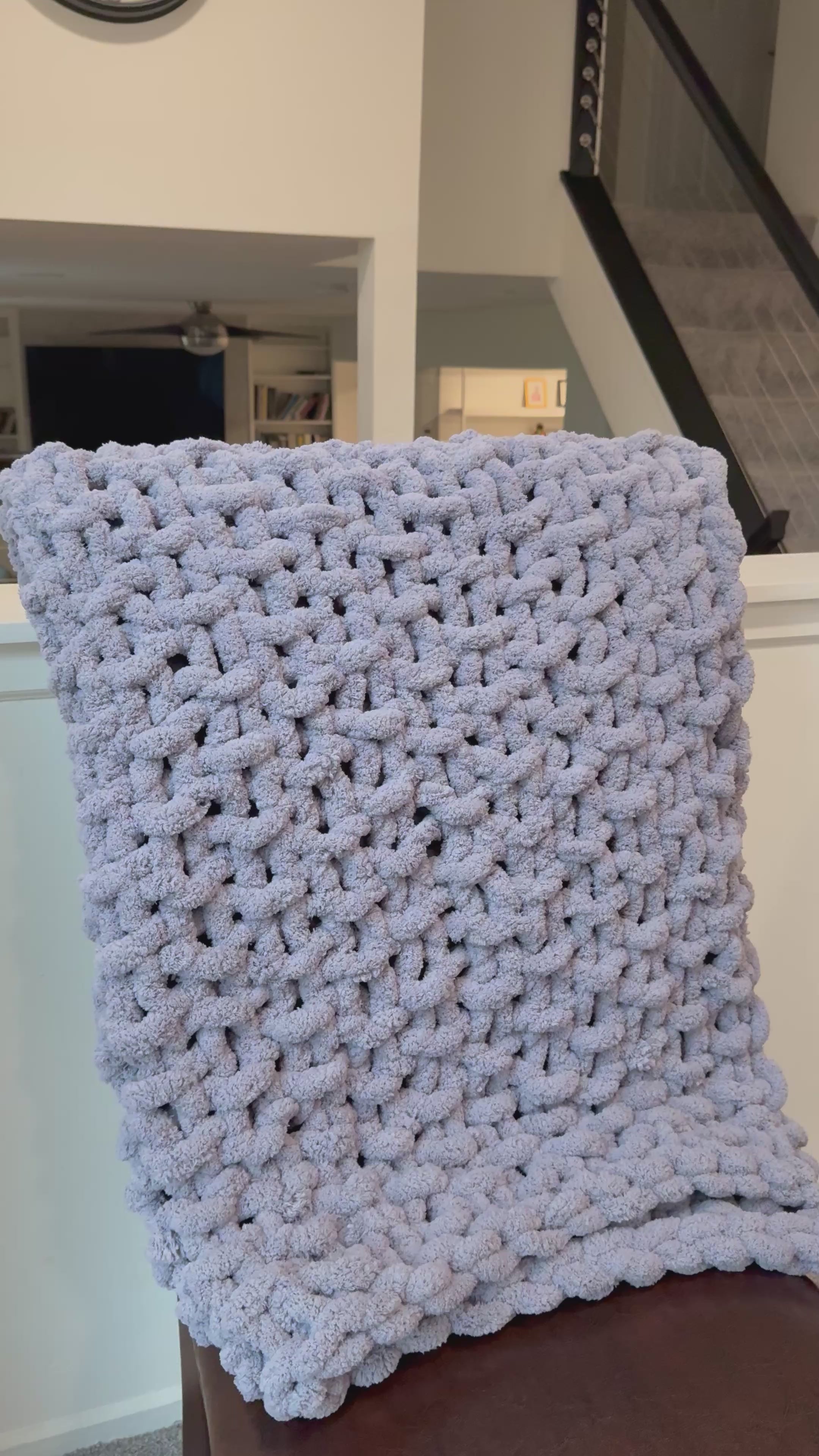 Seed Stitch Baby Blanket